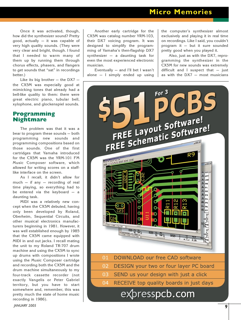 Nuts and Volts 2005-01